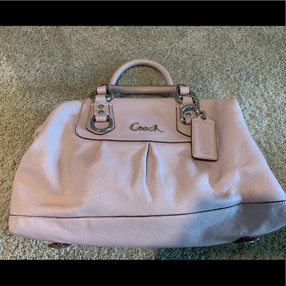 Coach leather handbag Pink